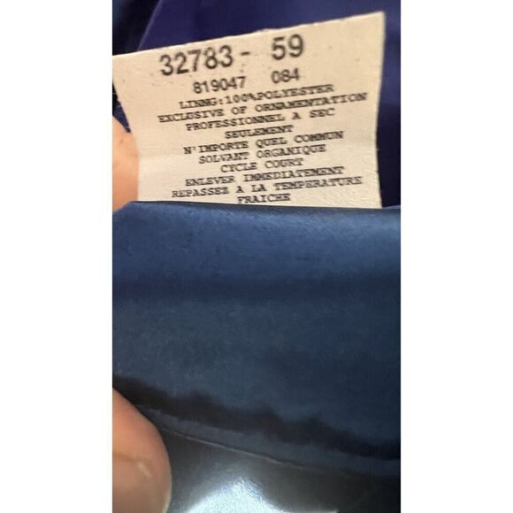 Vtg Jessica McClintock For Gunne Sax 90’s Blue Satin‎ Party Prom Dress Sz 11/Med - Picture 10 of 13